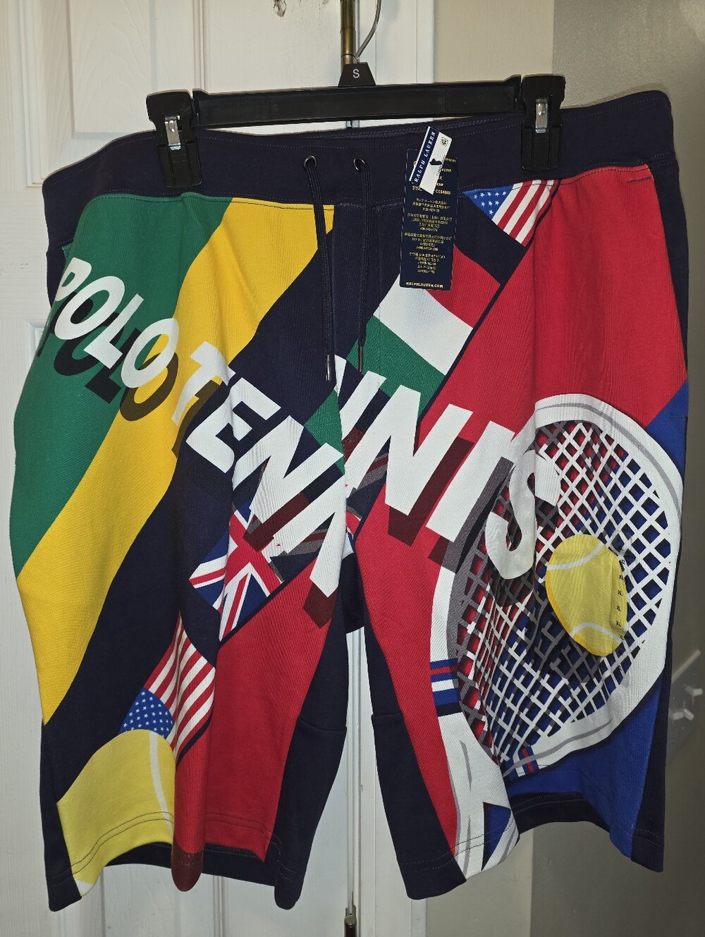 Polo by Ralph Lauren Multicolor Tennis Graphic Men’s Shorts